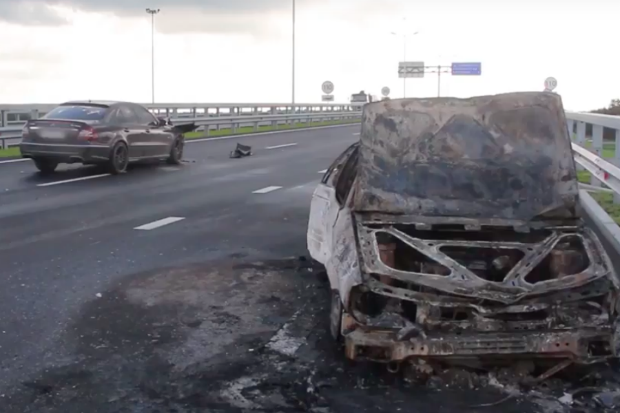 Дед горел весь: подробности ДТП на Приморском кольце (видео)