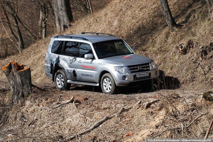 «Танки грязи не боятся»: внедорожный тест-драйв Mitsubishi Pajero IV