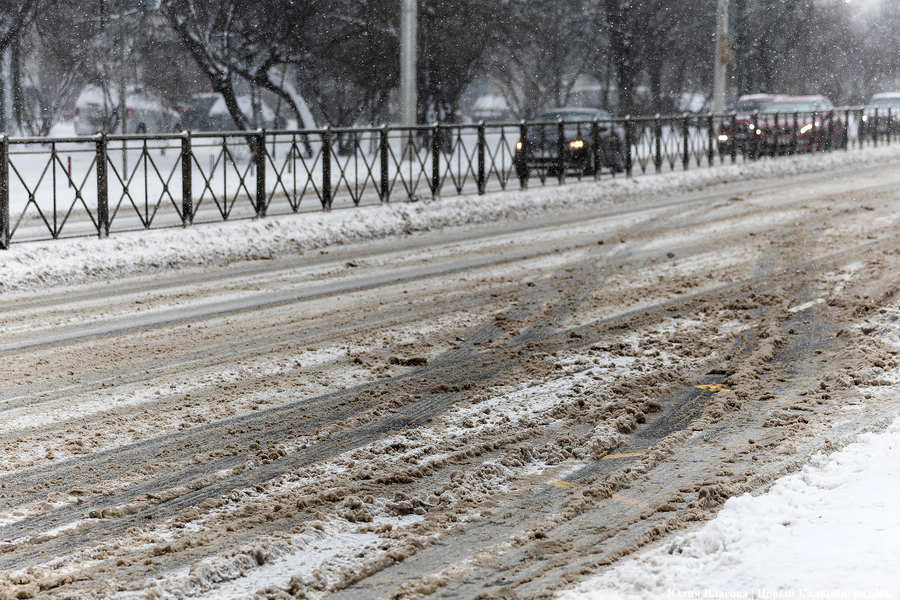 Внезапный снег: Калининград опять оказался не готов к осадкам (фото)