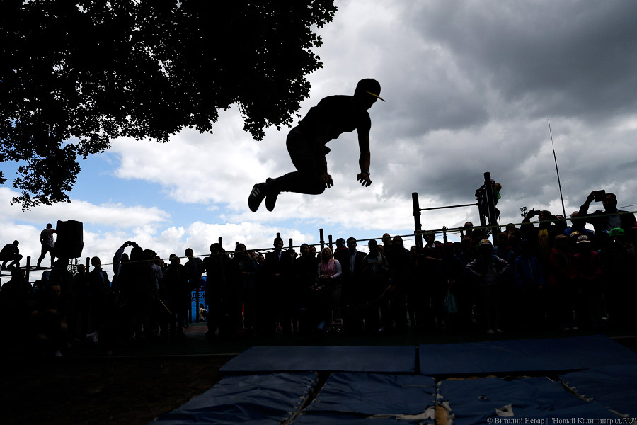 Воспитание улицей: как в Калининграде открывали площадку для воркаута