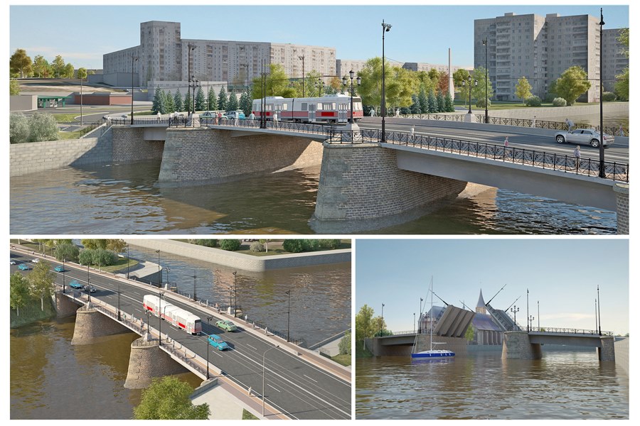 Эксиз Деревянного моста после реконструкции. Предоставлен проектировщиком.