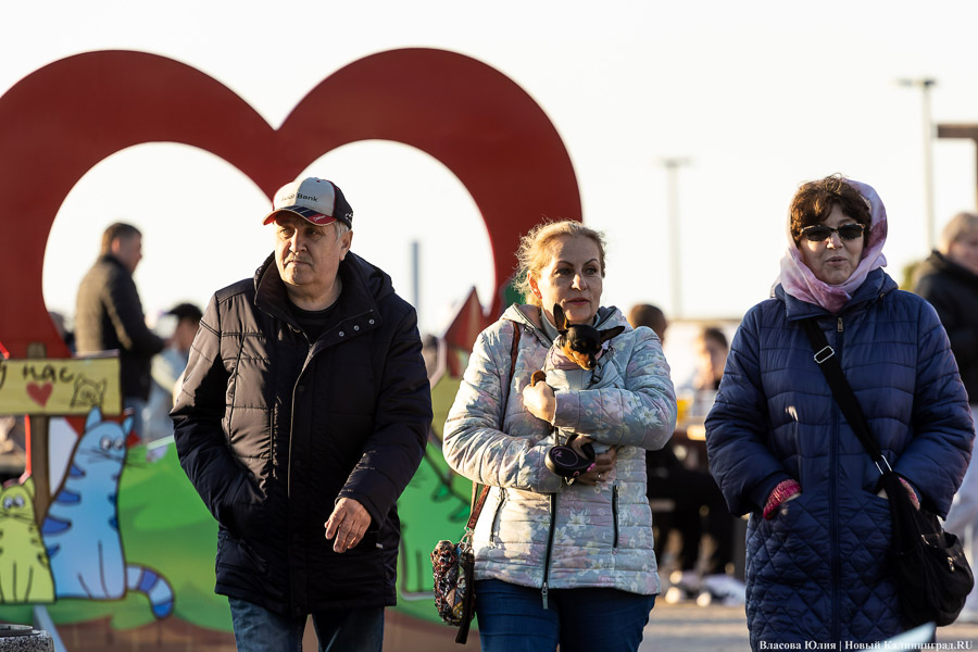 А-ля Новый год: в Зеленоградске «Фиштивалем» в апреле открыли курортный сезон (фото)