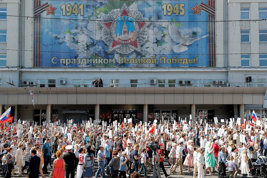 Ради мира на земле: шествие «Бессмертного полка» в Калининграде (фото)