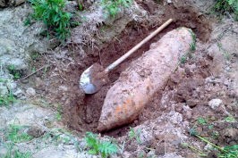 Под Светлым нашли фугасную бомбу весом в центнер