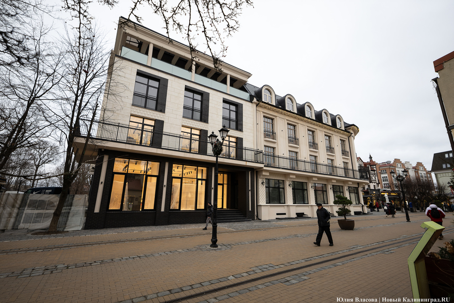 В центре Зеленоградска восстановили историческое здание «Дома звёздного неба» (фото)