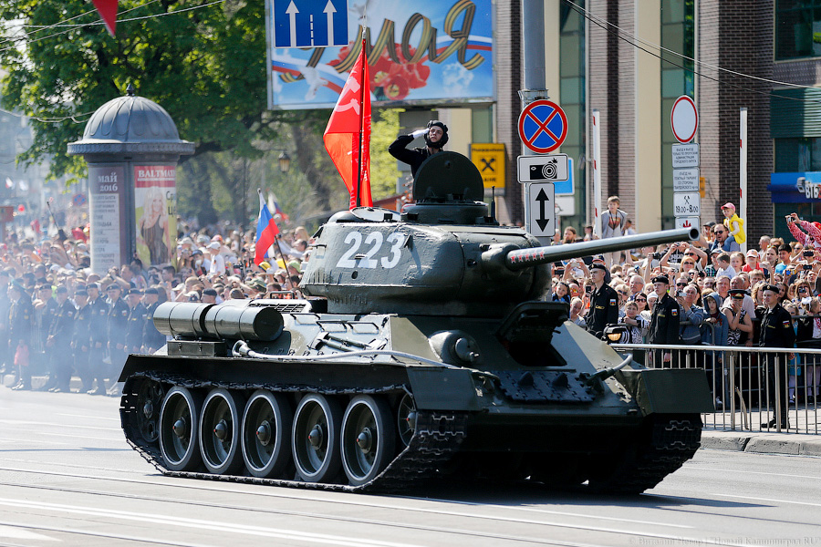 Калининградский танк Т-34 принял участие в съемках фильма «Василий Теркин» (фото)