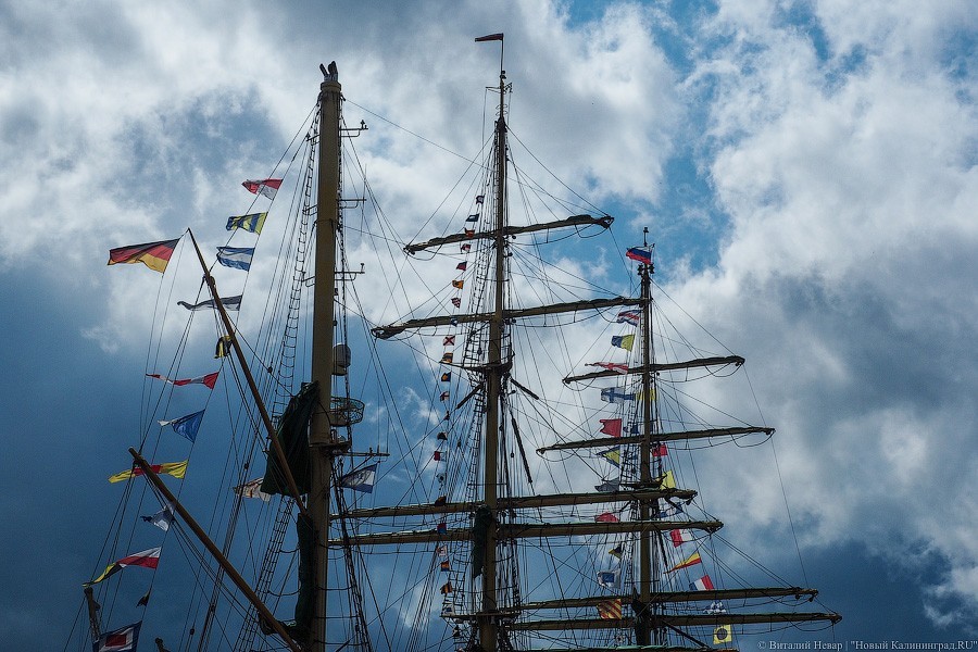 «Александр фон Гумбольдт II»: в Калининграде ошвартовался немецкий барк (фото)