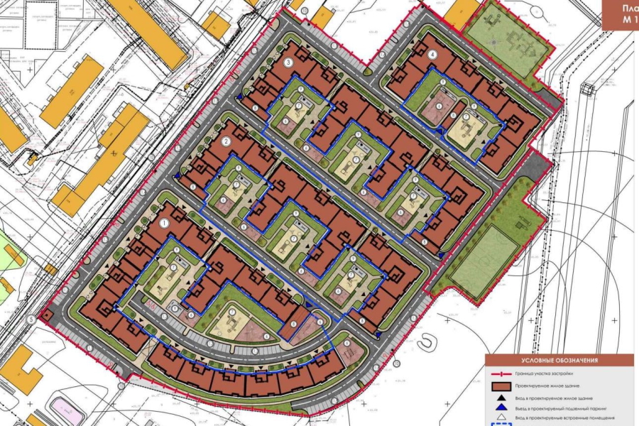 Градосовет одобрил комплекс десятиэтажек у Девау на 1920 квартир (фото)