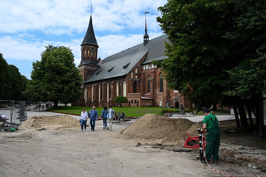 «Вступают в финальную стадию»: как выглядит остров Канта в ходе реконструкции (фото)