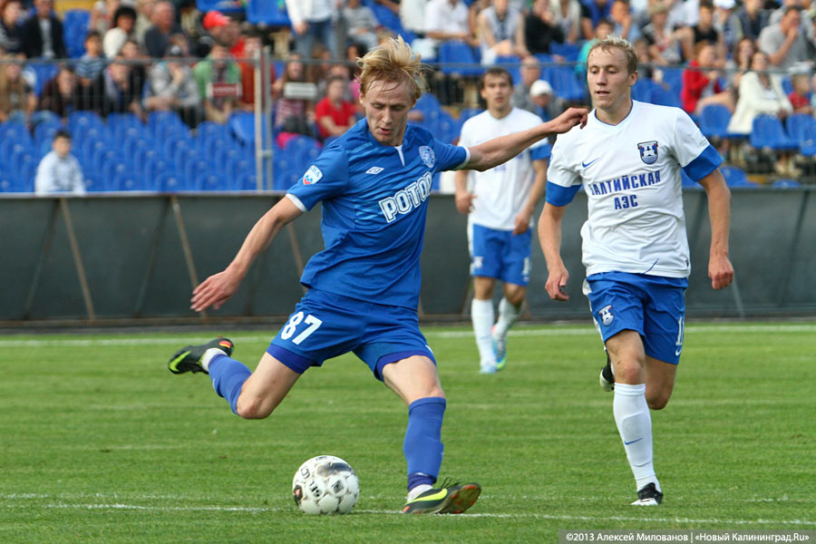 Очередное поражение: «Балтика» проиграла «Ротору» со счётом 0:2