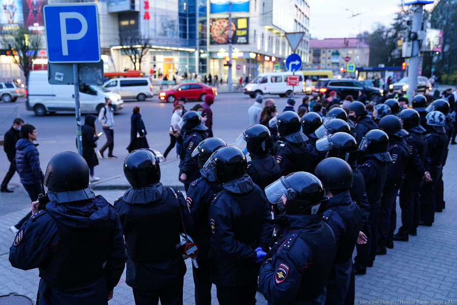Адвокат: среди задержанных на акции в Калининграде есть подросток