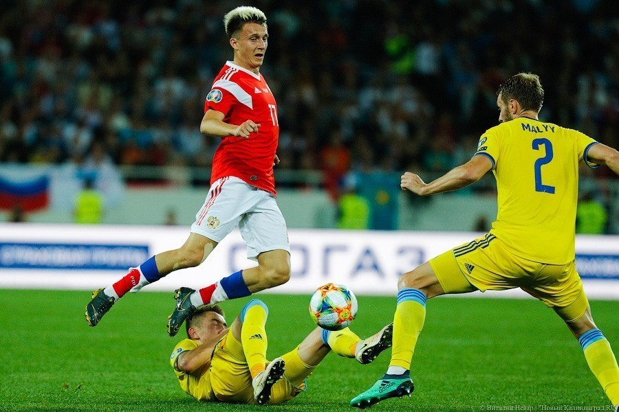 Сборная России дожала Казахстан в Калининграде. Почти вышли на Евро-2020 (фото)