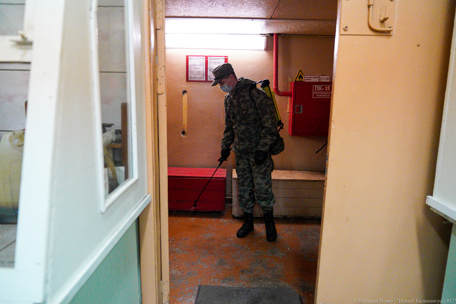 Ты не пройдешь: Балтфлот продезинфицировал от коронавируса 33-ий судоремзавод (фото)