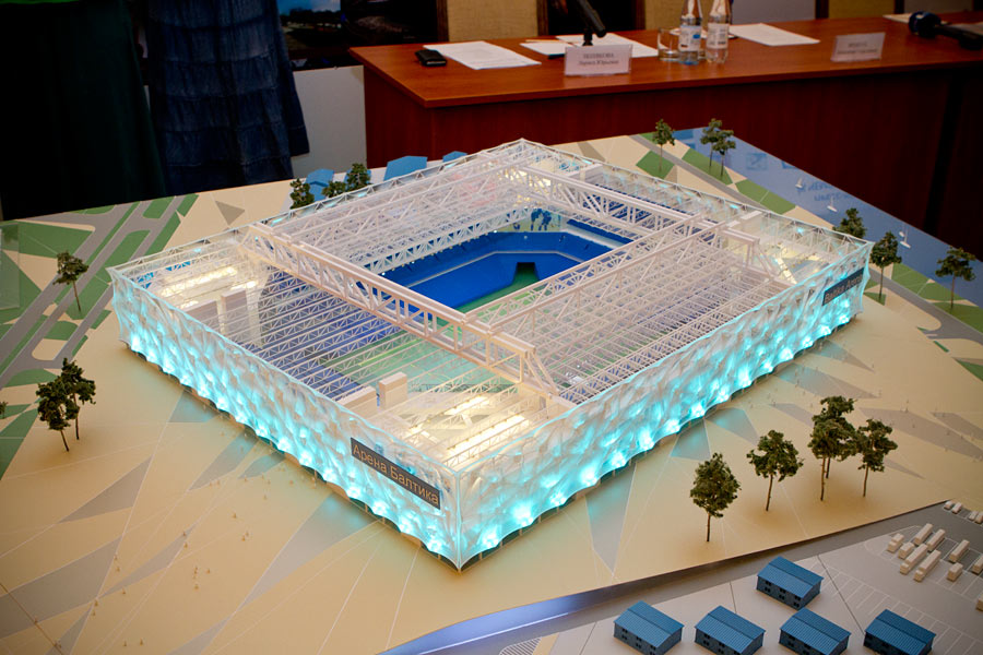 Настольный город: макет концепции застройки центра Калининграда (фото)