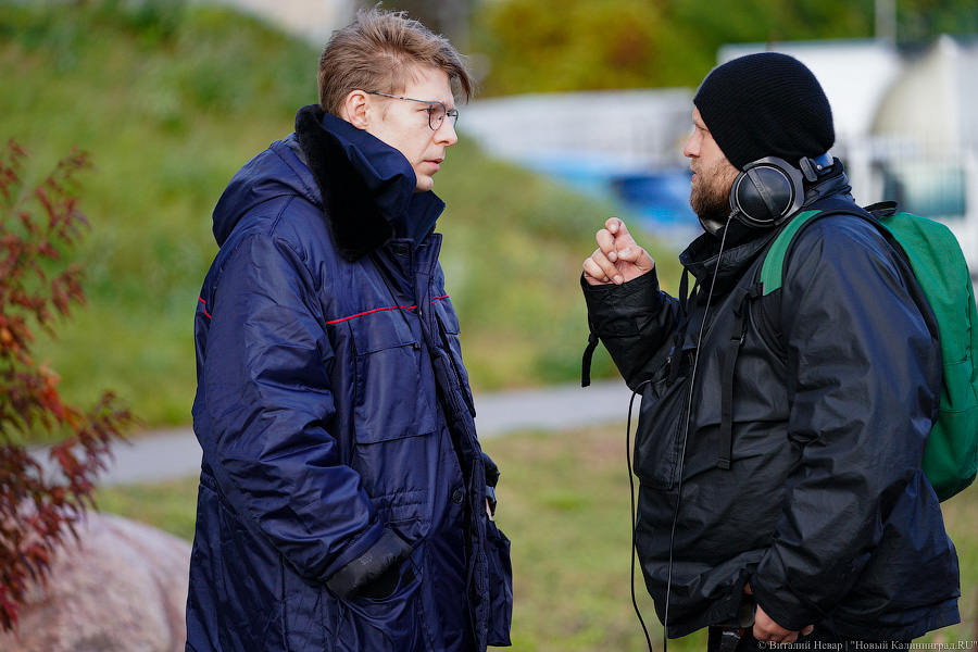 Двойная жизнь: в Калининграде продолжаются съемки сериала «Оффлайн» (фото)