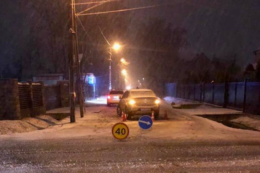 В Калининграде пенсионер на «Рено» сбил в непогоду 8-летнего мальчика (фото)