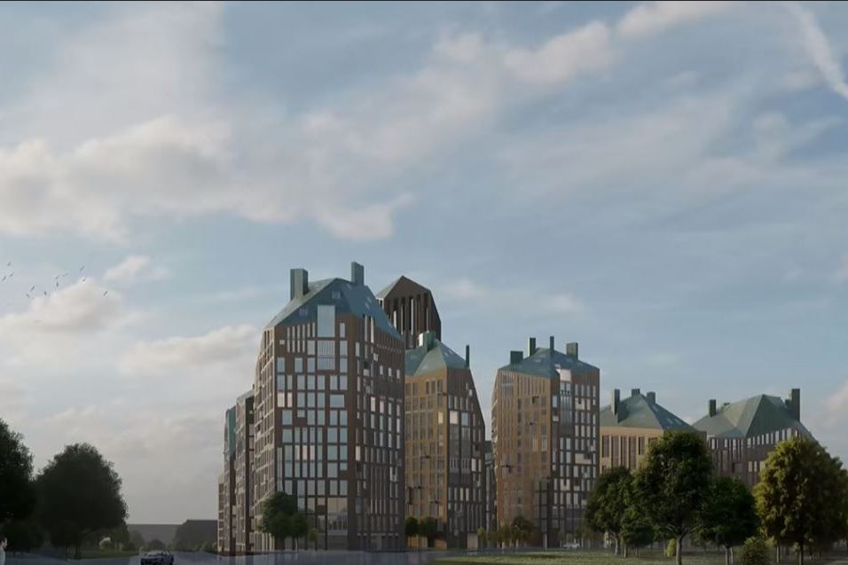 Стометровая башня: архитекторы презентовали проект застройки территории у Дома Советов (фото) (видео)