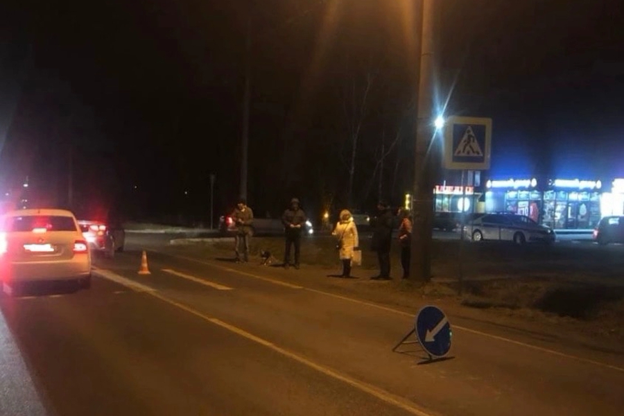 На пешеходном переходе на Емельянова сбили мужчину (фото)