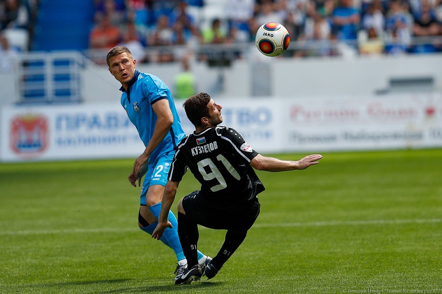 В обмен на пробки: церемония открытия и матч «Балтика» — «Тюмень» (фото)