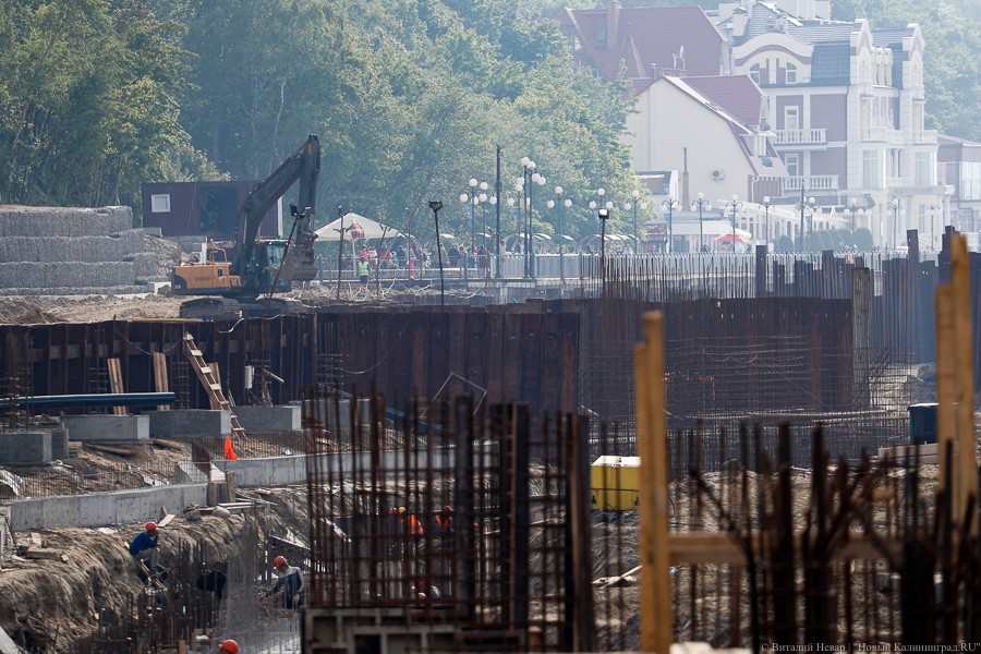 Алиханов: на склоне у отеля «Русь» в Светлогорске сложилась аварийная ситуация