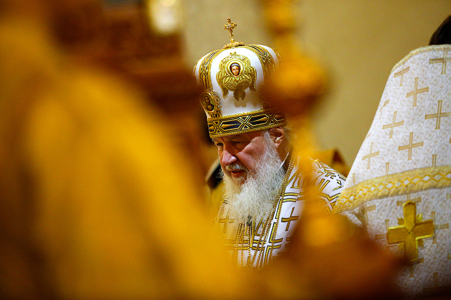 Орден за храм: что Патриарх шепнул на ухо Ярошуку на торжественной службе