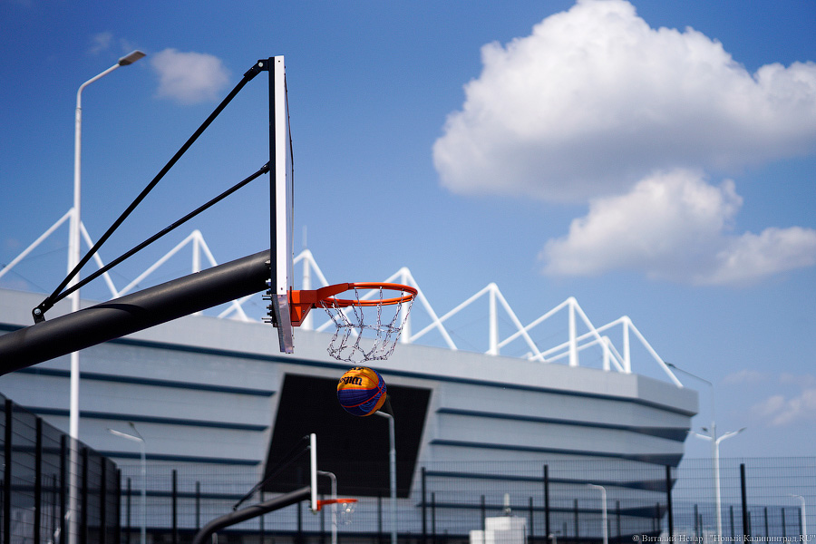 Семь кортов и воркаут: у стадиона «Калининград» открыли Центр уличного баскетбола (фото)