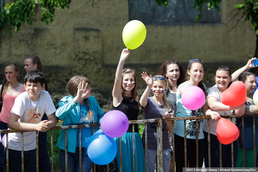 «Огонь на улице»: эстафета огня Универсиады-2013 в Калининграде