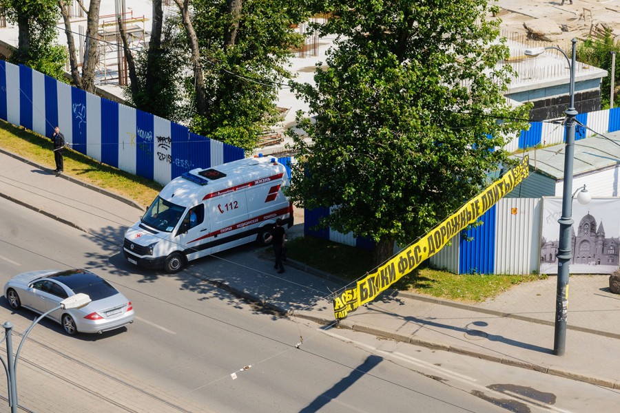 «На бога надейся…»: на стройплощадке синагоги в субботу перевернулся автокран