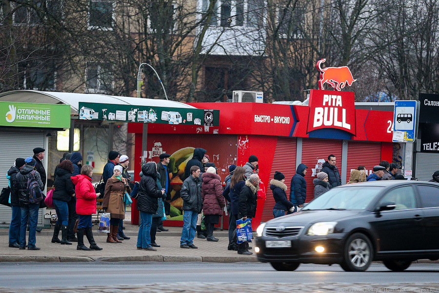 Жертвы транспортной войны: как калининградцы на работу добирались (фото)