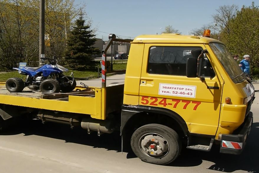 Инспекторы ГИБДД задержали в Калининграде квадроцикл и его водителя (+фото)