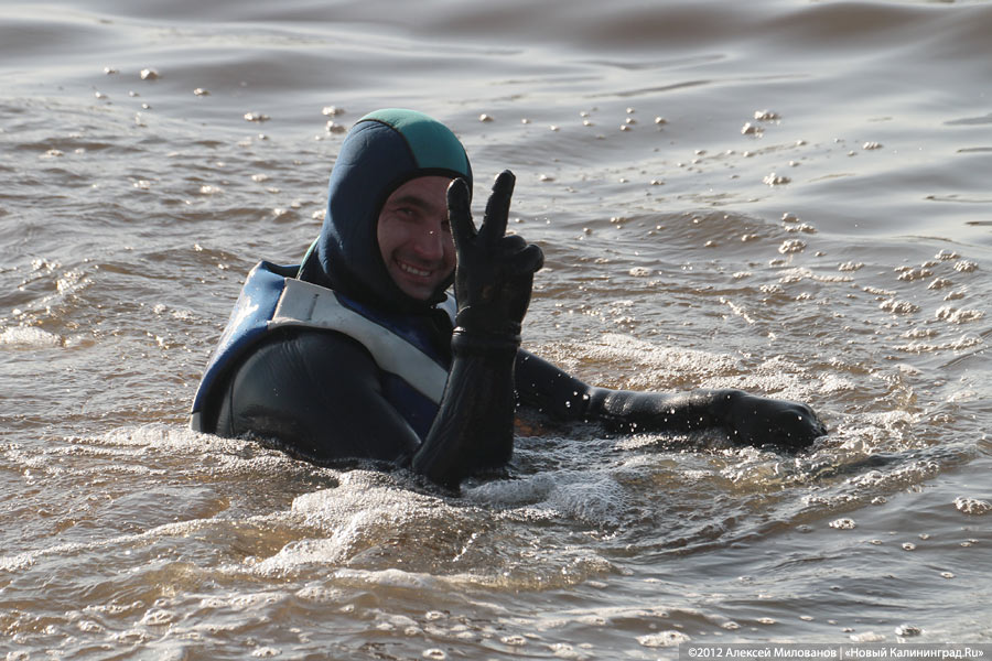 «Конец в воду»: фоторепортаж с закрытия аквабайк-сезона на Преголе