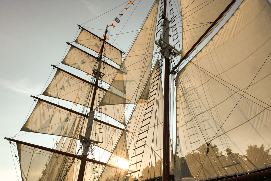 В субботу «Крузенштерн» отправится в первый рейс в этом году