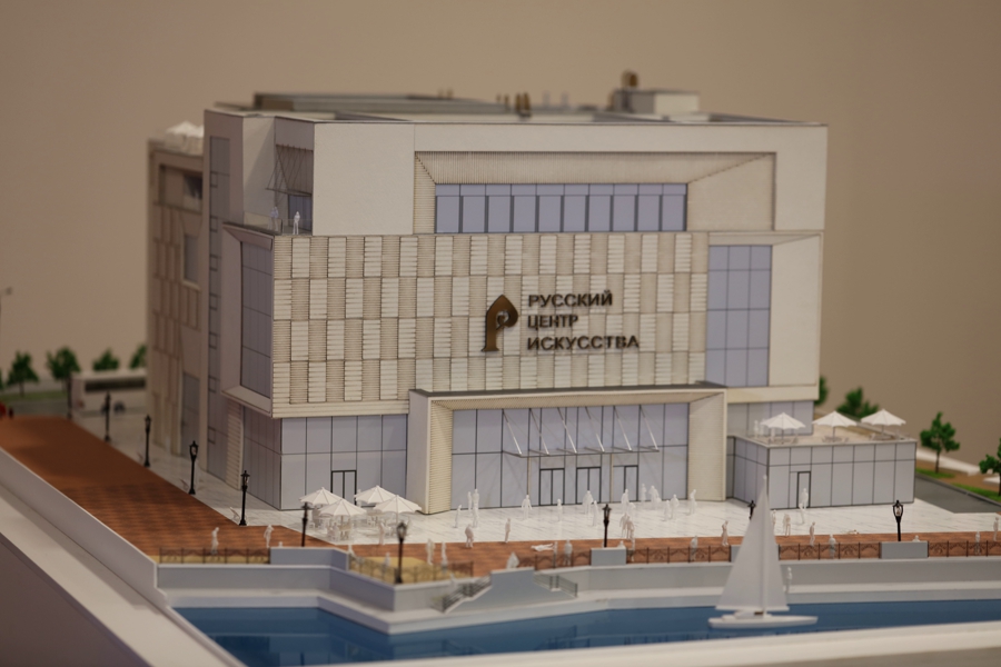 Макет здания Русского центра искусства. Изображение предоставлено РЦИ