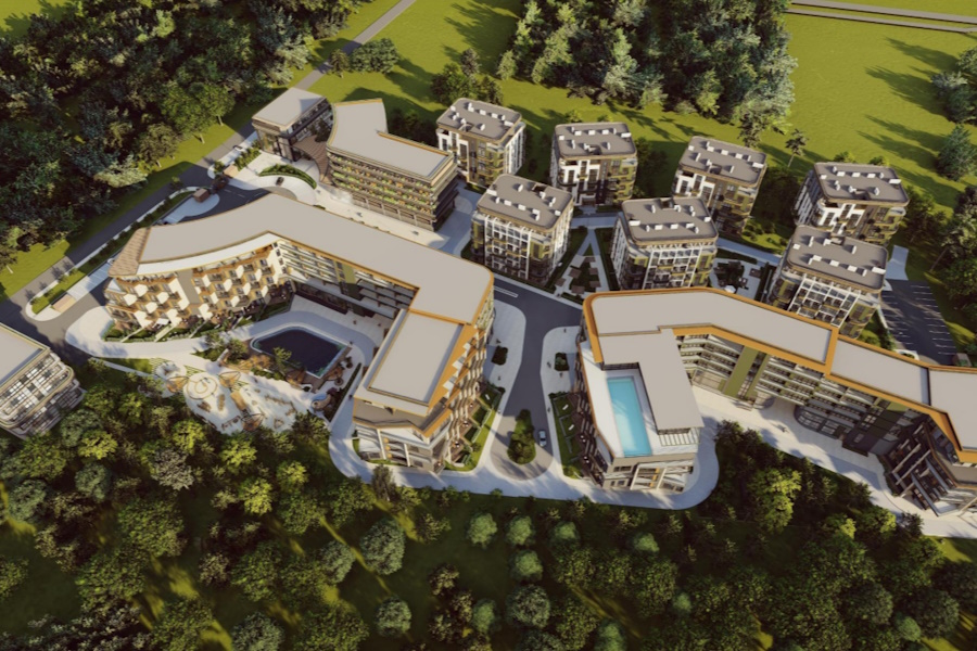 В пос. Лесное на берегу моря планируют построить комплекс апартаментов и отелей (фото)