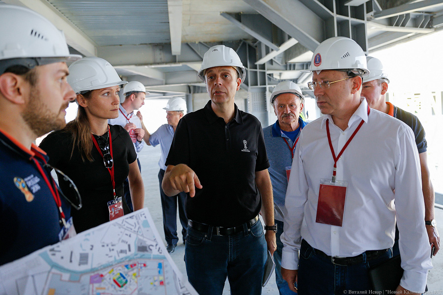 Жаркий визит: ход строительства объектов ЧМ-2018 проинспектировала FIFА