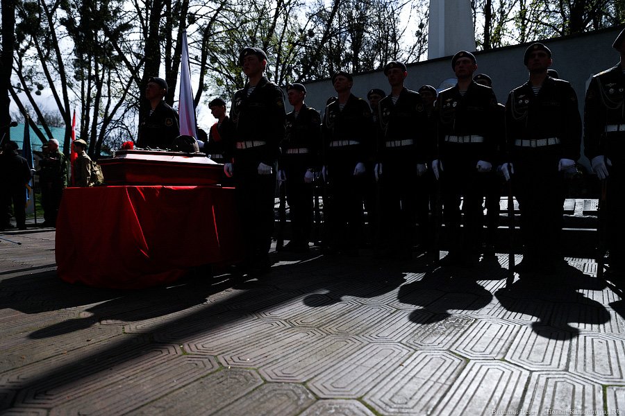 Память героям: в Калининграде перезахоронили найденных поисковиками воинов