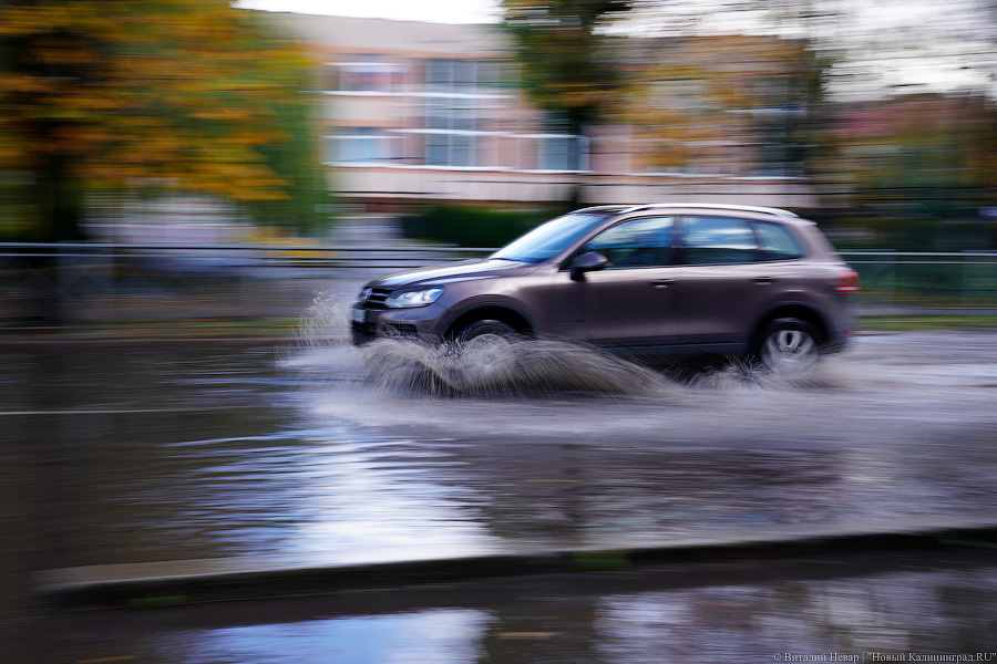 Другой берег улицы: Калининград затопило после шторма (да, опять)