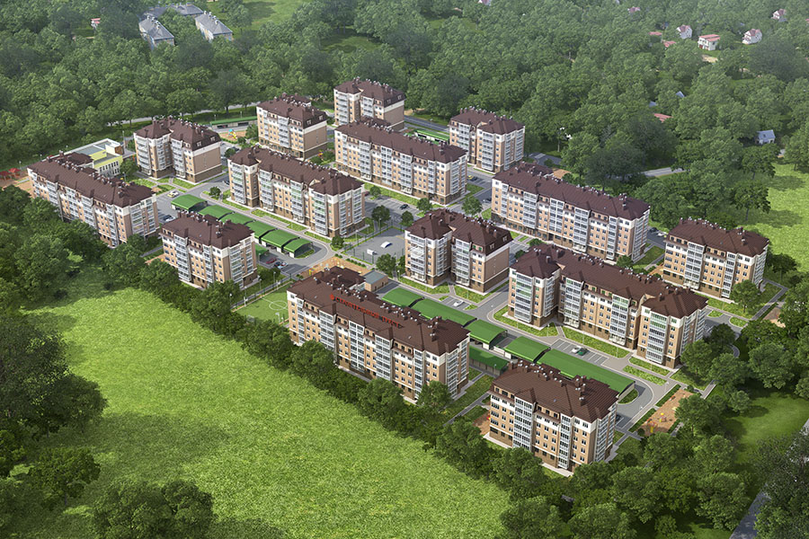 «Строительный трест» начал возведение второй очереди ЖК «Город мастеров»