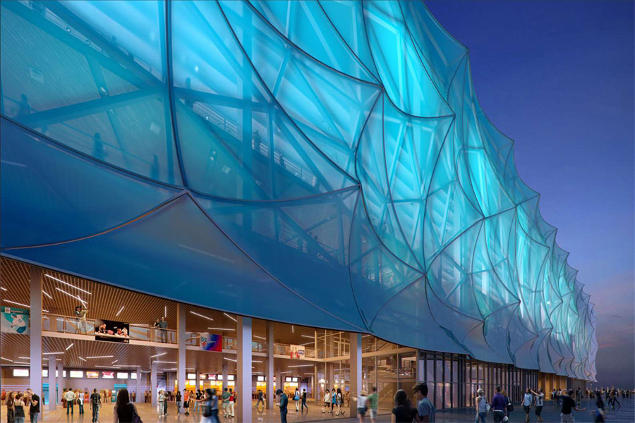 Паруса «Крузенштерна» и прозрачный бассейн: презентация стадиона к ЧМ-2018 (+эскиз, фото)