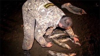 Полицейские задержали 18 браконьеров с рыбой под Полесском и в пос. Прибрежном