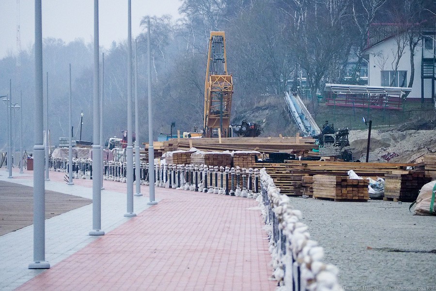  Не рассчитали силы: как выглядит будущий променад в Светлогорске (фото)