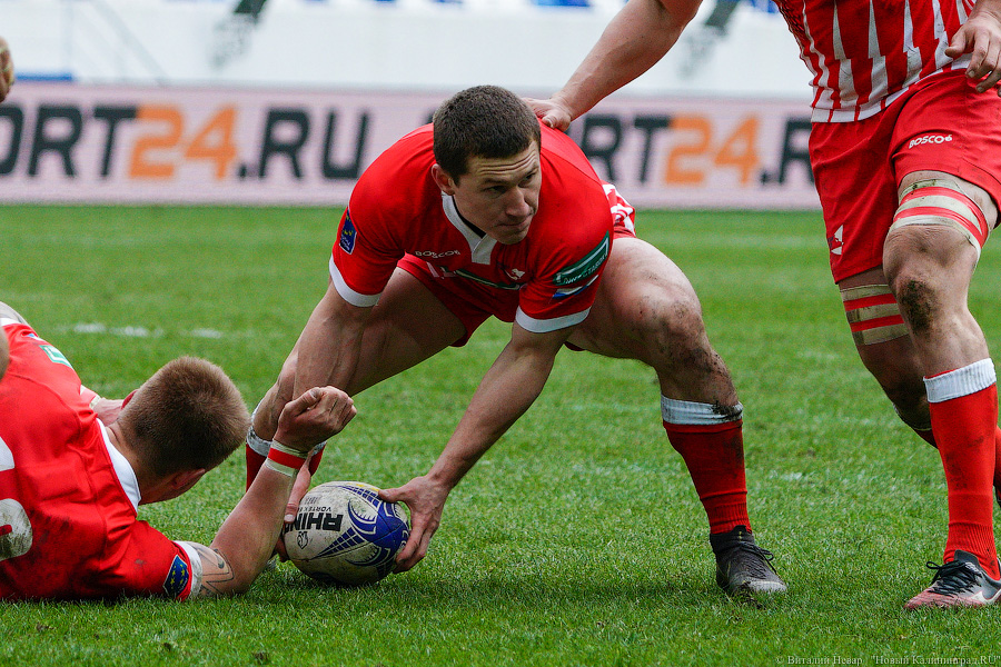 На стадионе «Калининград» снова сыграли в регби. Вот как Россия проиграла Грузии