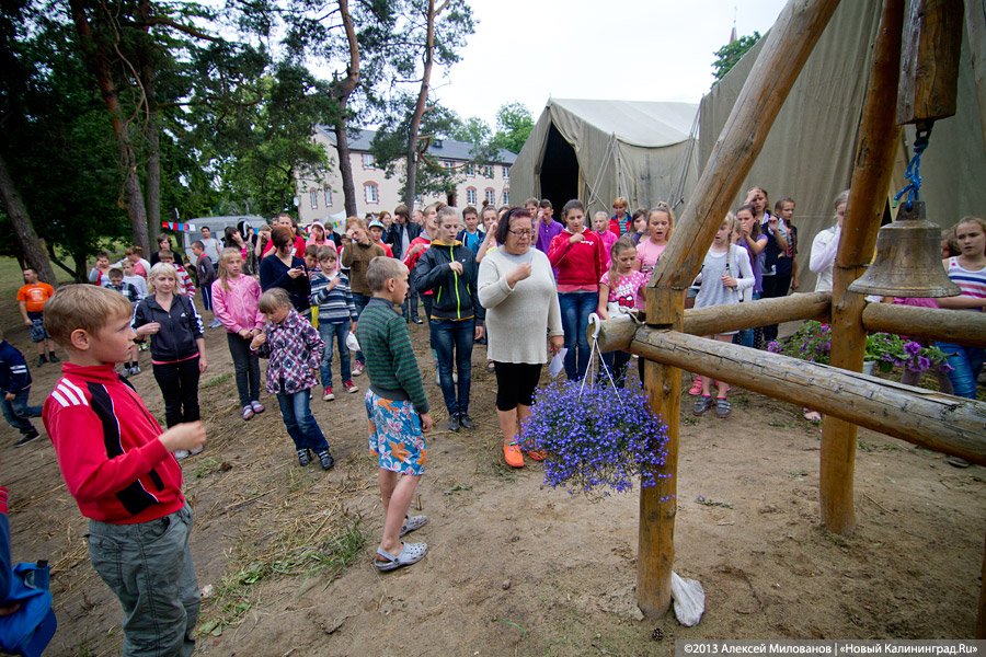 Православные щи: в Янтарном открылась первая смена православного детского лагеря