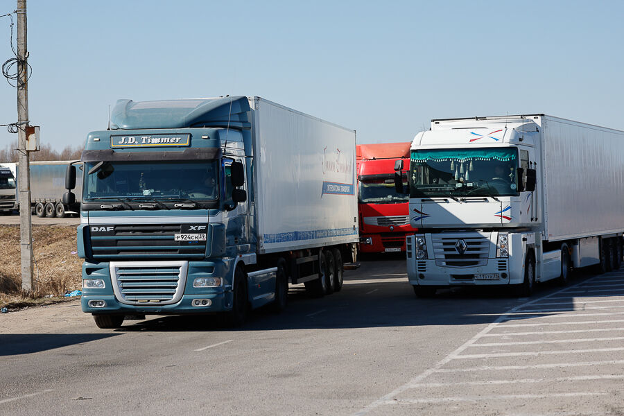 За год объем грузов калининградских автоперевозчиков снизился на 6,9%
