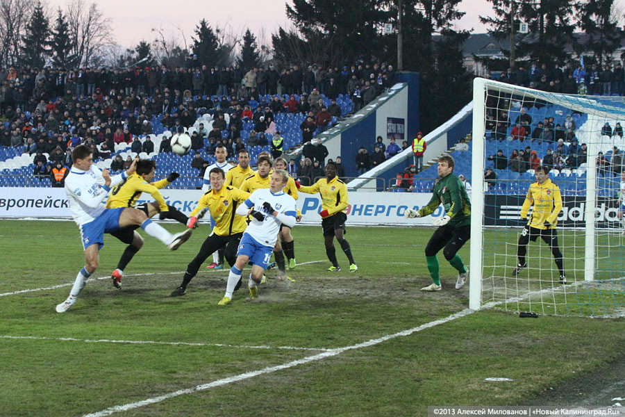 «Отмороженные части»: первый весенний матч «Балтики»