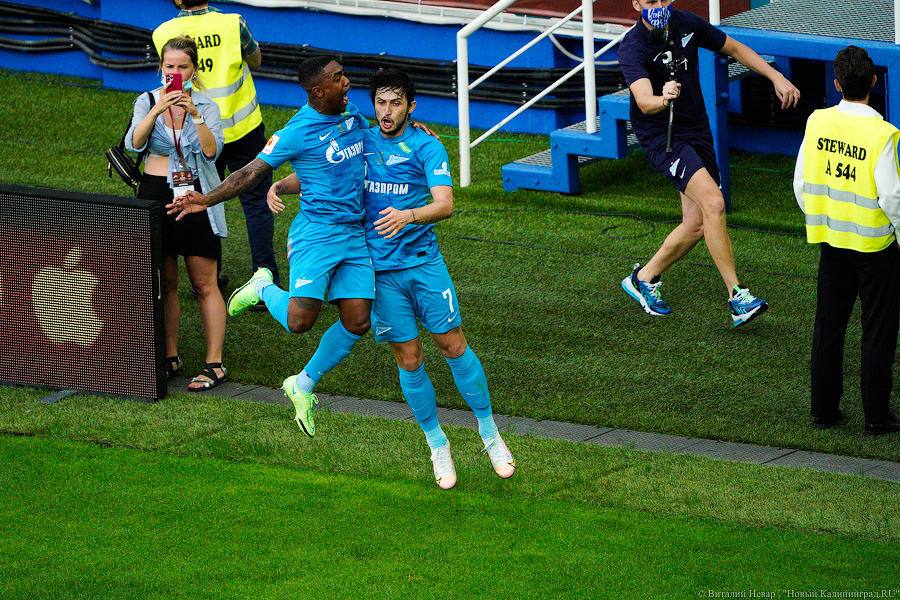 Три гола в одни ворота: как «Зенит» взял Суперкубок в Калининграде (фото)