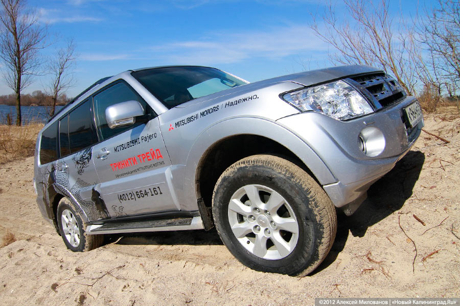 «Танки грязи не боятся»: внедорожный тест-драйв Mitsubishi Pajero IV