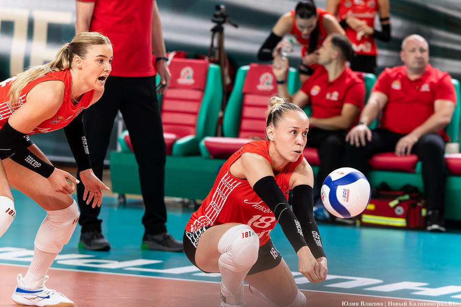 Первая победа в сезоне: в Калининграде «Локомотив» переиграл волейболисток из «Динамо-Краснодар» (фото)