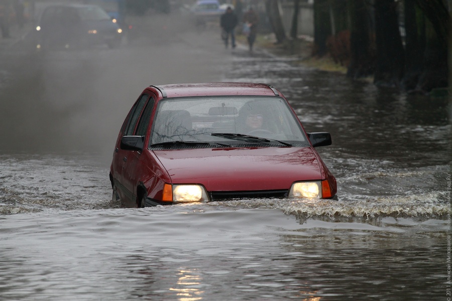 "Наводнение по-калининградски": фоторепортаж "Нового Калининграда.Ru"
