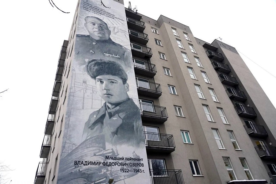 В Калининграде впервые появился мурал, посвященный истории ВОВ (фото)
